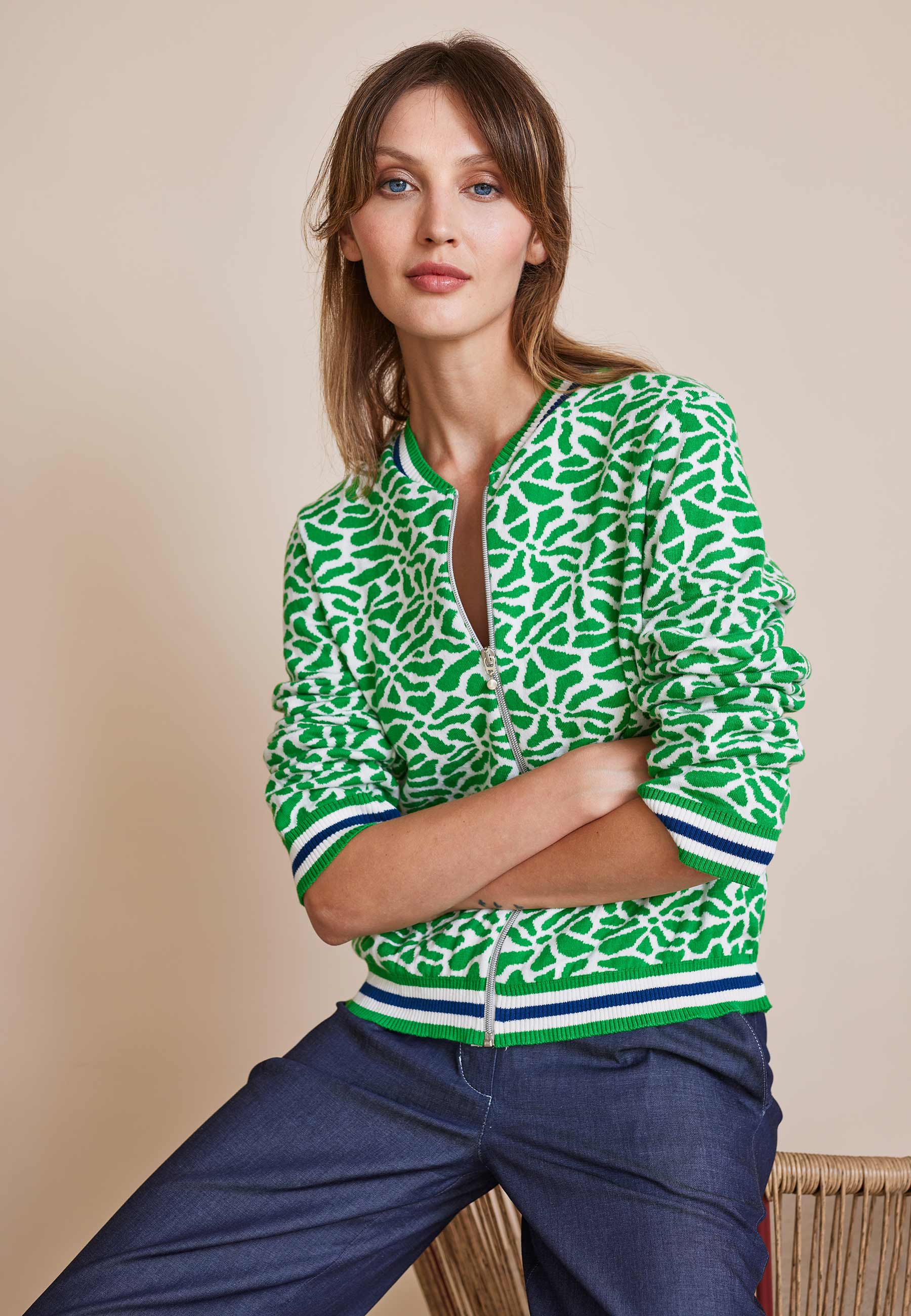 Strickjacke, Modell Alsora